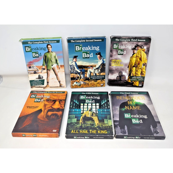 Breaking Bad Seasons 1 2 3 4 5 6 DVD Complete Condition fast shipping - Picture 1 of 2